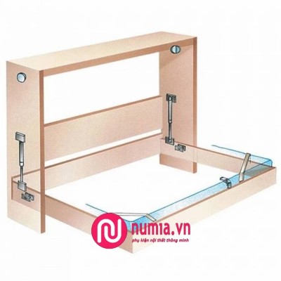 Phụ kiện giường gấp thông minh hệ piston (gấp ngang) GG6804