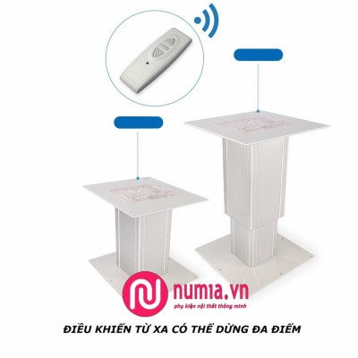 Phụ kiện nâng hạ mặt bàn trà tatami nhật bản thông minh có điều khiển PKB6801